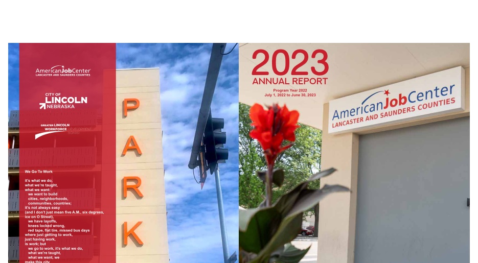 2023 City of Lincoln and American Job Center annual report
